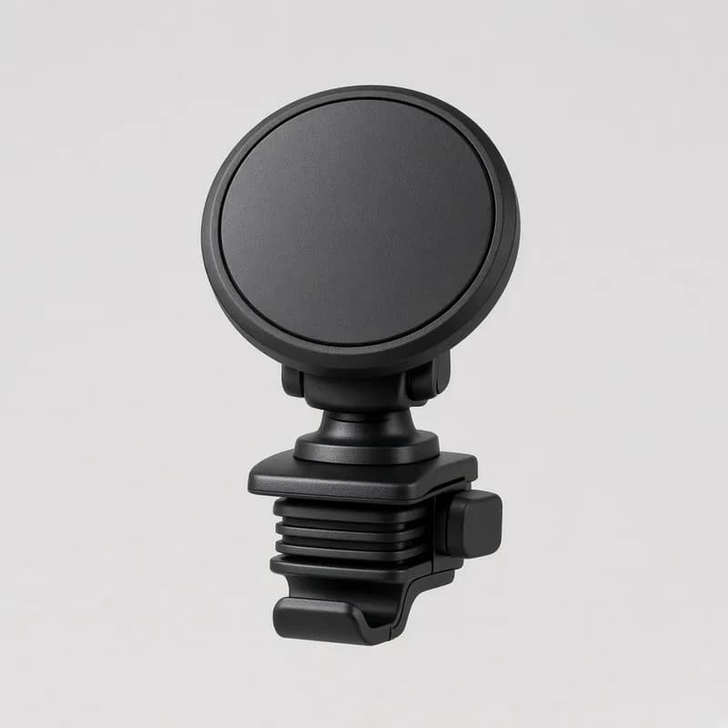 Reference photo of a magnetic car air vent phone mount