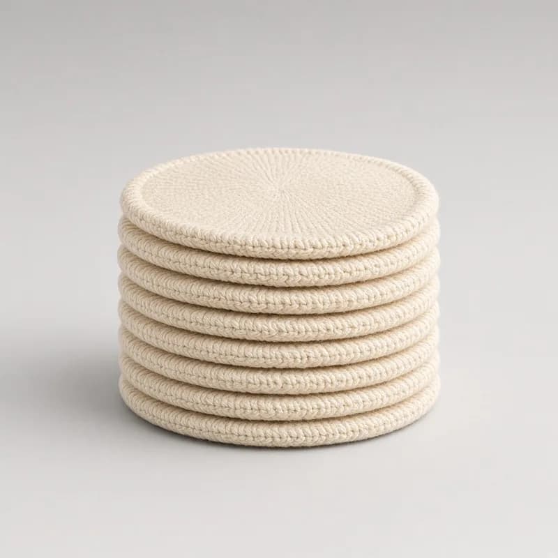 Reference photo of a stack of reusable cloth makeup rounds