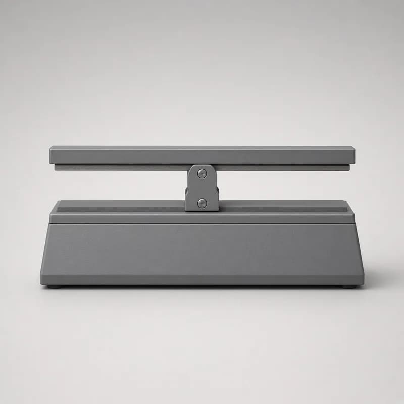 Reference photo of a tabletop impulse bag sealer with a long sealing arm