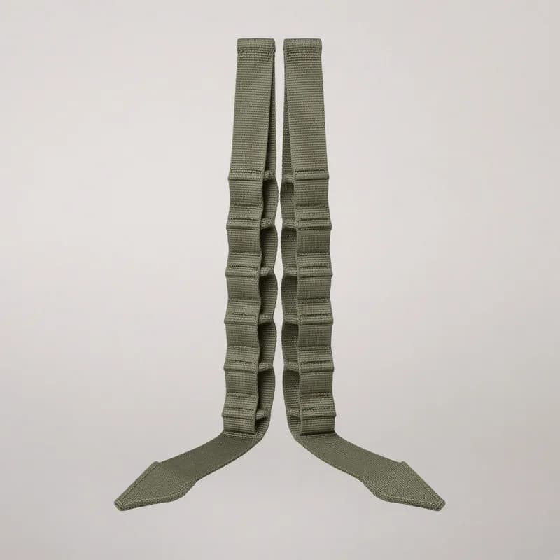 Reference photo of a pair of wide hammock straps with loops