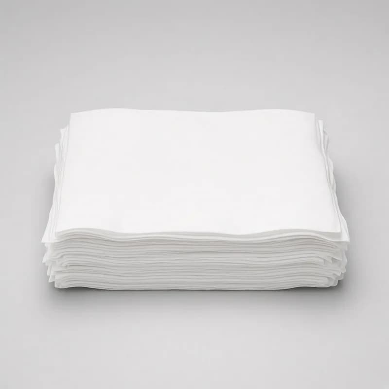 Reference photo of a folded stack of plain tissue paper sheets